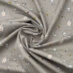 Popeline Sweet Animals - Verde Claro