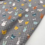 Popeline Sweet Animals - Cinzento