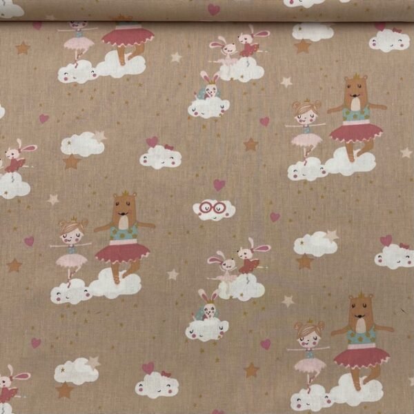 Popeline Sweet Ballerina - Bege