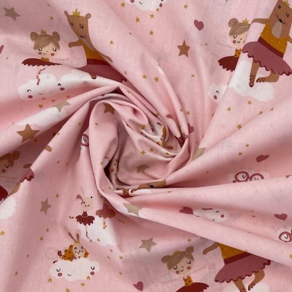 Popeline Sweet Ballerina - Rosa