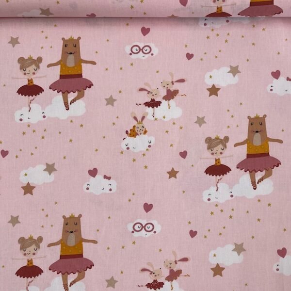 Popeline Sweet Ballerina - Rosa