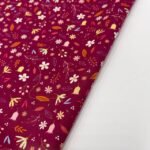 Popeline Sweet Flower - Cereja