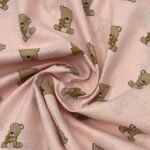 Popeline Teddy Bear - Rosa