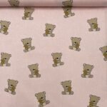 Popeline Teddy Bear - Rosa