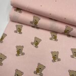 Popeline Teddy Bear - Rosa