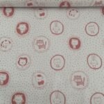 Popeline Teddy Bear - Rosa