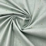 Popeline Teddy Star - Verde