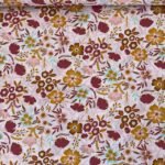 Popeline Winter Flower - Branco