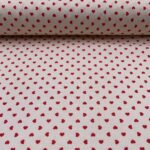 Popeline Corações - Pérola