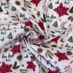 Popeline de Natal - Ho Ho