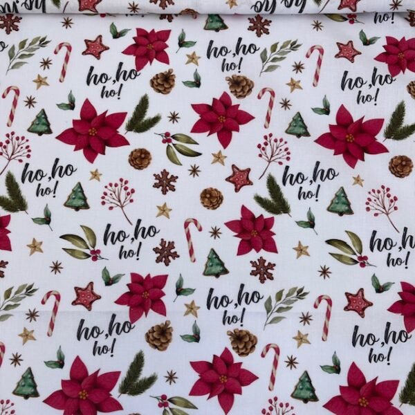 Popeline de Natal - Ho Ho