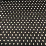 Seda Crepe - Bolas - Preto