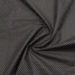 Popeline Resinada - Pintas - Preto