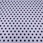 Seda Crepe - Bolas - Preto