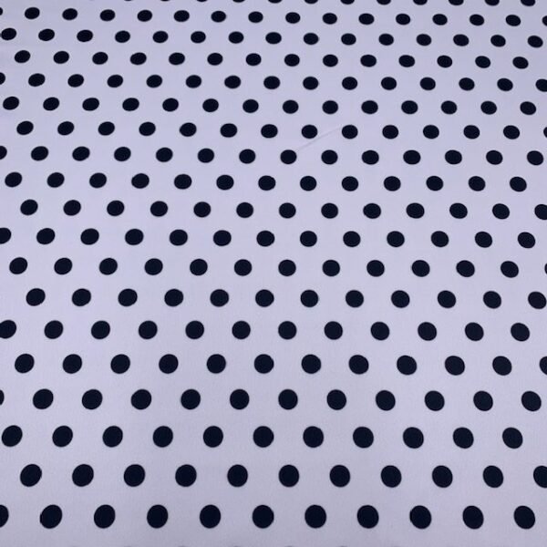 Seda Crepe - Bolas - Preto