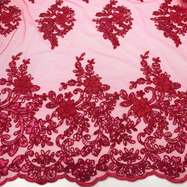 Renda Shine - Cereja