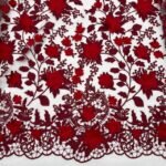 Renda Flower 3D - Vermelho