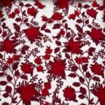 Renda Flower 3D - Vermelho