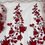 Renda Flower 3D - Vermelho