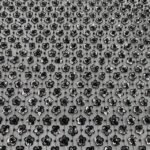 Renda Sequin Flower - Preto