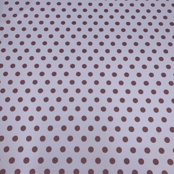 Seda Crepe - Bolas - Rosa Velho