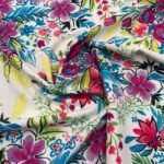 Crepe Compacto - Floral - Rosas