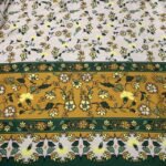 Seda Barra Floral - Amarelo