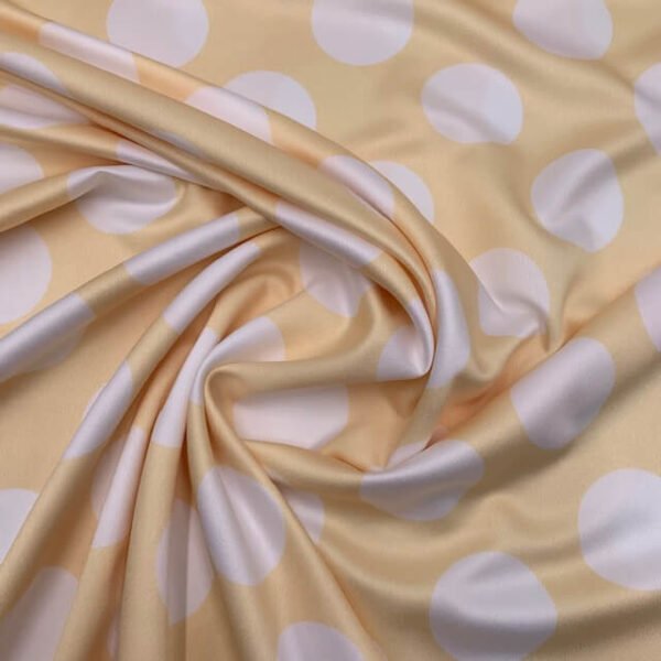 Seda Crepe Bolas 5cm - Amarelo