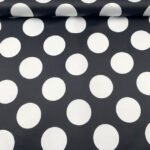 Seda Crepe Bolas 5cm - Preto