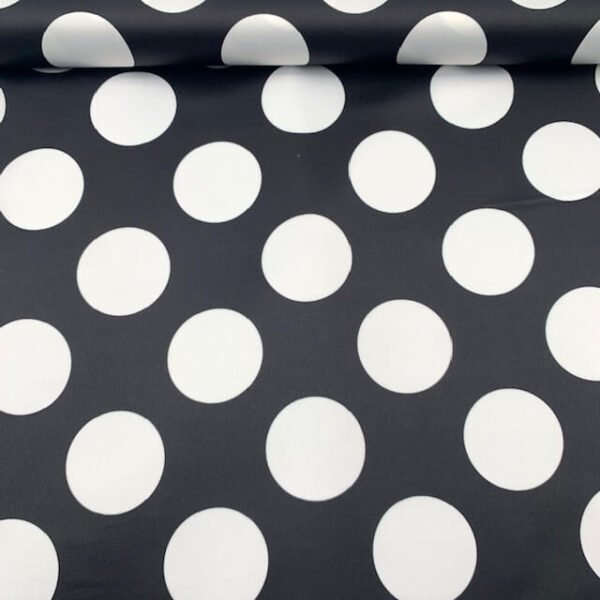 Seda Crepe Bolas 5cm - Preto