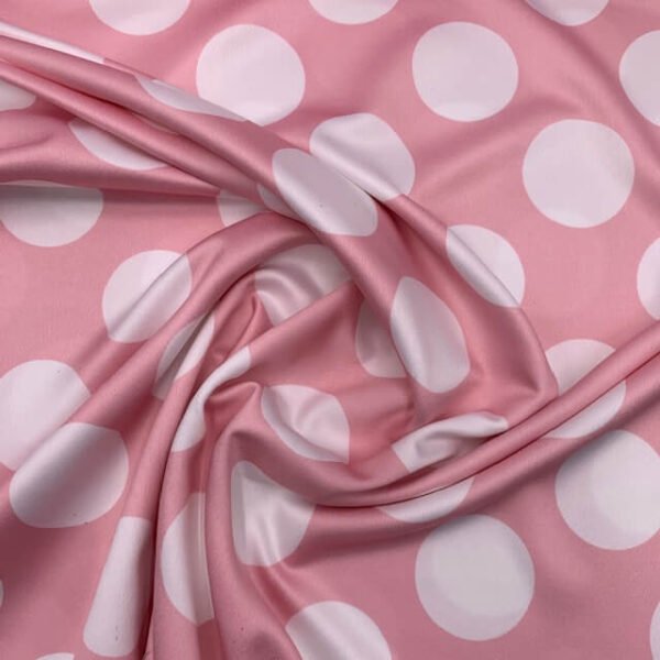 Seda Crepe Bolas 5cm - Rosa