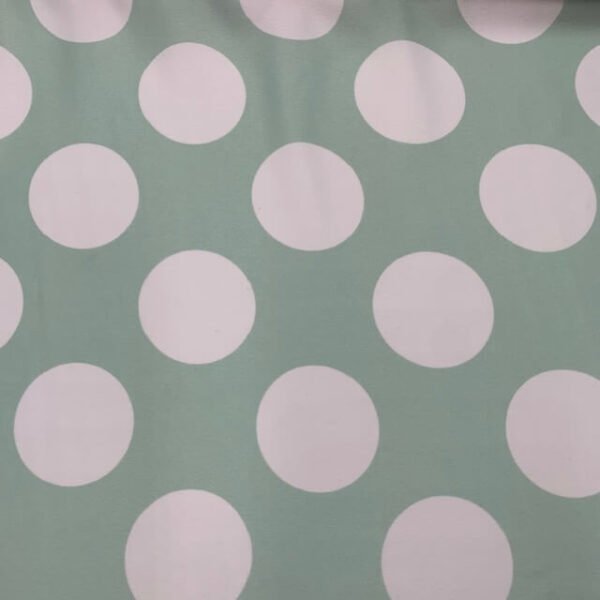 Seda Crepe Bolas 5cm - Verde Água