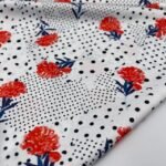 Seda Crepe Crave - Vermelho