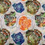 Seda Crepe Estampada