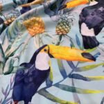 Seda Tropical - Azul