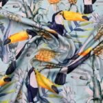 Seda Tropical - Azul