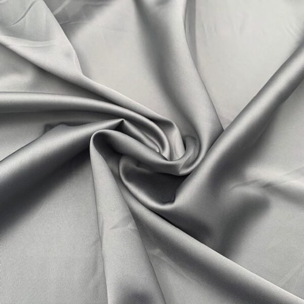 Seda com Lycra - Cinzento
