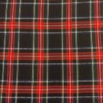 Tartan Azul + Veludo Amarelo