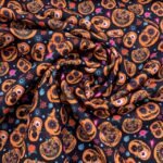 Tecido Covid - Halloween Abóbora