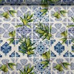 Tecido Panamá - Azeitonas