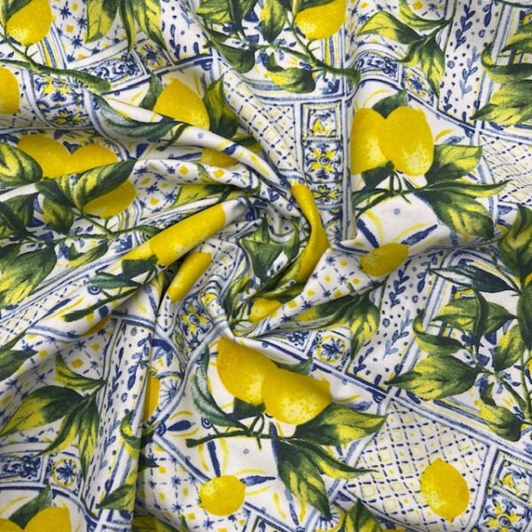 Tecido Panamá - Limões