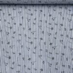 Tecido Seersucker Flower - Azul