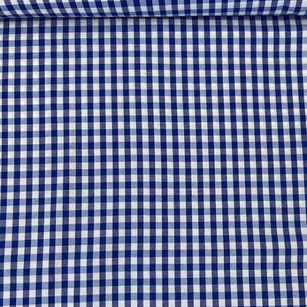 Tecido Vichy - Azul Porto 6mm