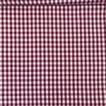Tecido Vichy - Bordeaux 6mm