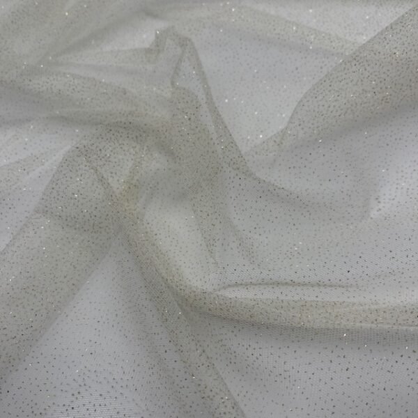 Tule Glitter - Bege/Gold