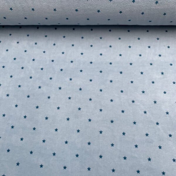 Veludo Baby Star - Azul