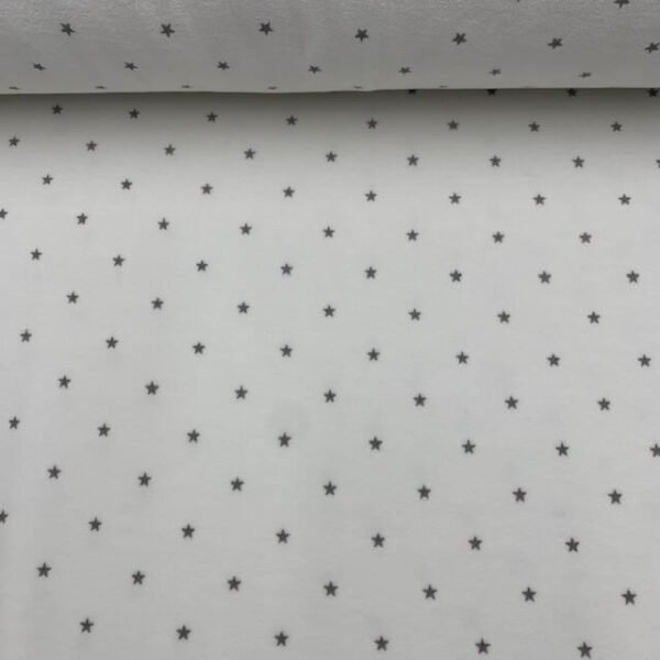 Veludo Baby Star - Branco