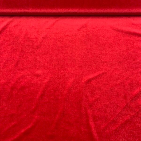 Veludo c/ Lycra - Vermelho