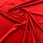 Veludo c/ Lycra - Vermelho