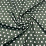 Seda Crepe - Bolas - Verde